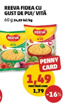 Penny REEVA Fidea Cu Gust de Pui/Vită Ofertă