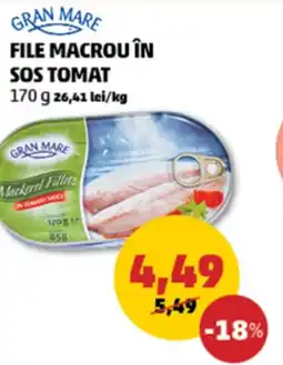 Penny GRAN MARE File Macrou în Sos Tomat Ofertă