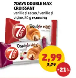 Penny 7DAYS Double Max Croissant Ofertă