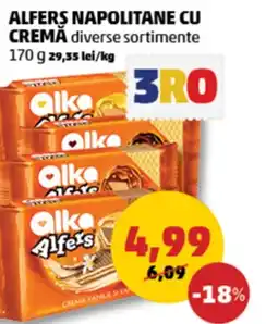 Penny ALFERS Napolitane Cu Crema Ofertă