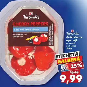 Kaufland Ardei cherry ușor iuți Ofertă