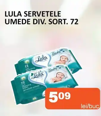 Unicarm LULA Servetele Umede div. sort. 72 Ofertă