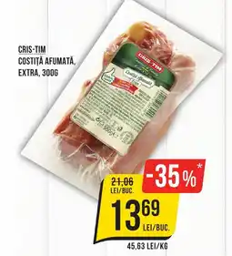Mega Image CRIS-TIM Costiţă afumată, extra Ofertă