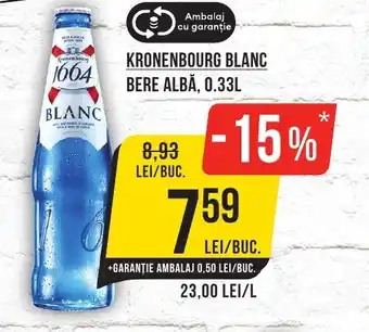 Mega Image KRONENBOURG Blanc Bere albă Ofertă