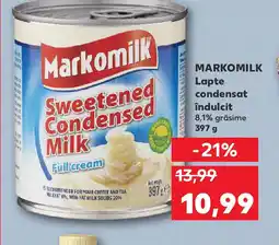 Kaufland MARKOMILK Lapte condensat îndulcit Ofertă
