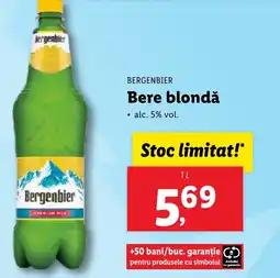 Lidl BERGENBIER Bere blondă Ofertă