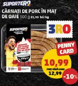 Penny Cârnati de Porc în Mat de Oaie Ofertă