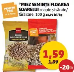 Penny Miez Seminţe Floarea Soarelui Ofertă