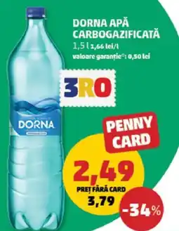 Penny DORNA APĂ Carbogazificată Ofertă