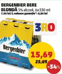 Penny BERGENBIER Bere Blondă Ofertă