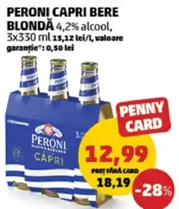 Penny PERONI Capri Bere Blondă Ofertă