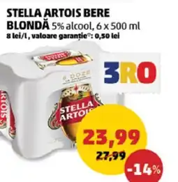Penny STELLA ARTOIS Bere Blondă Ofertă