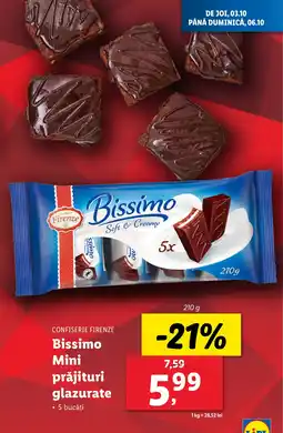 Lidl CONFISERIE FIRENZE Bissimo Mini prăjituri Ofertă