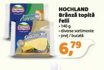 La Doi Pasi HOCHLAND Brânză topitǎ Felii Ofertă