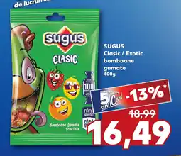 Kaufland SUGUS Clasic / Exotic bomboane gumate Ofertă