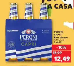 Kaufland PERONI Capri Bere blondă Ofertă