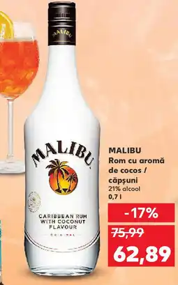 Kaufland MALIBU Rom cu aromă de cocos / căpşuni Ofertă
