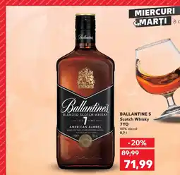Kaufland BALLANTINE S Scotch Whisky 7YO Ofertă