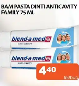 Unicarm BAM Pasta Dinti Anticavity Family Ofertă