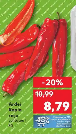 Kaufland Ardei Kapia roşu Ofertă