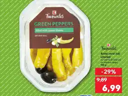 Kaufland Ardei verzi iuți umpluți Ofertă
