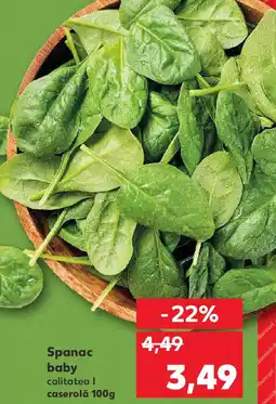 Kaufland Spanac baby Ofertă