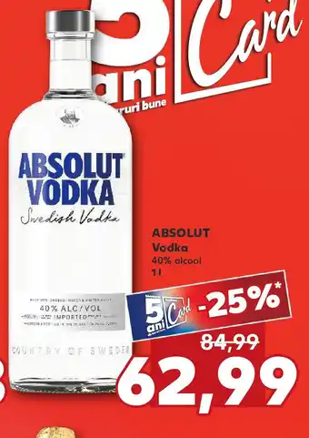 Kaufland ABSOLUT Vodka Ofertă