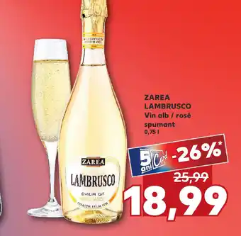 Kaufland ZAREA LAMBRUSCO Vin alb / rosé spumant Ofertă