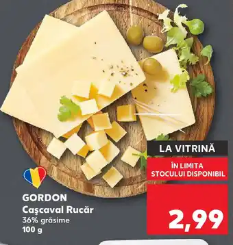 Kaufland GORDON Caşcaval Rucăr Ofertă