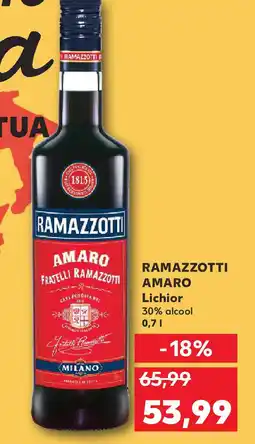 Kaufland RAMAZZOTTI Amaro Lichior Ofertă
