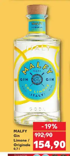 Kaufland MALFY Gin Limone / Originale Ofertă
