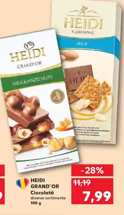 Kaufland HEIDI Grand' Or Ciocolată Ofertă