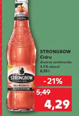 Kaufland STRONGBOW Cidru Ofertă