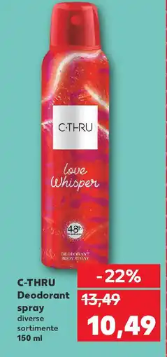 Kaufland C-THRU Deodorant spray Ofertă