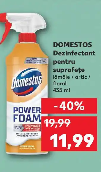 Kaufland DOMESTOS Dezinfectant pentru suprafeţe Ofertă