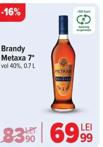 Carrefour Market Brandy METAXA 7 Ofertă