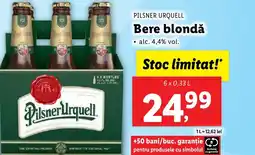 Lidl PILSNER URQUELL Bere blondă Ofertă