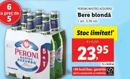 PERONI NASTRO AZZURRO Bere blondǎ