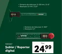 Lidl PARKSIDE® Şubler / Raportor digital Ofertă