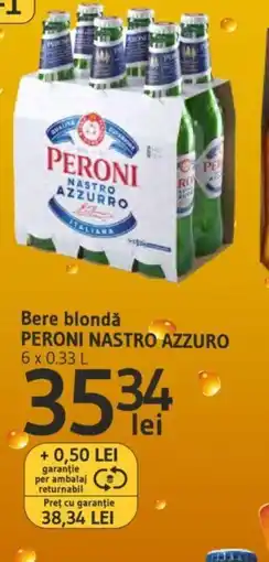 Supeco Bere blondǎ PERONI NASTRO AZZURO Ofertă