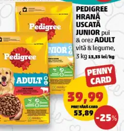 Penny PEDIGREE Hrană Uscată Junior Ofertă