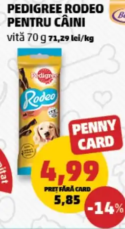 Penny PEDIGREE Rodeo Pentru Câini Ofertă