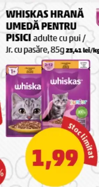 Penny WHISKAS Hrană Umedă Pentru Pisici Ofertă