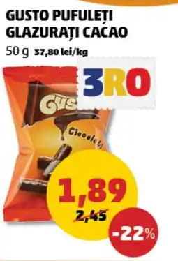 Penny Gusto Pufuleți Glazurați Cacao Ofertă