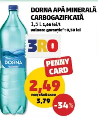 Penny DORNA Apă Minerală Carbogazificată Ofertă