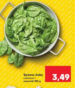 Kaufland Spanac Baby Ofertă