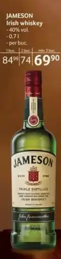 Selgros JAMESON Irish whiskey Ofertă