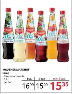 Selgros MAUTNER MARKHOF Sirop Ofertă