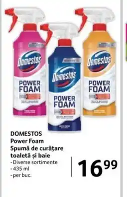 Selgros DOMESTOS Power Foam Spumă de curățare toaletă şi baie Ofertă