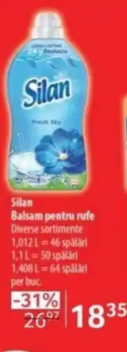 Selgros SILAN Balsam pentru rufe Ofertă